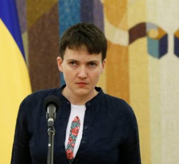 Візит Надії Савченко в ОРДЛО
